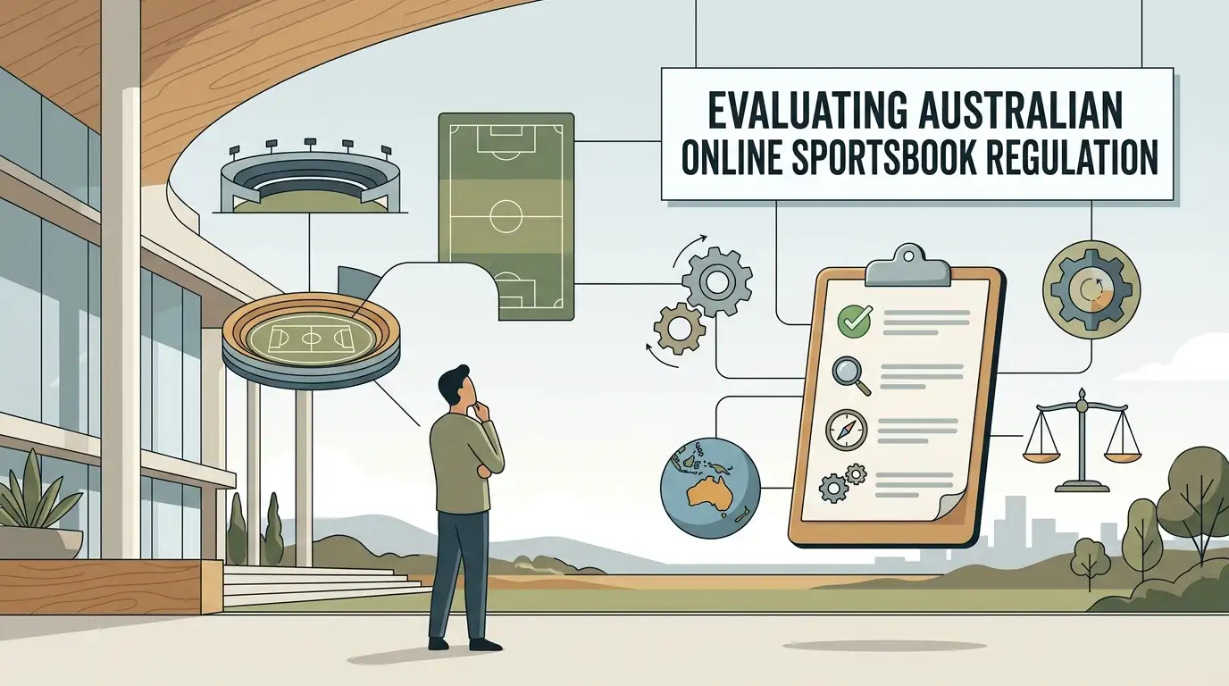 Editorial illustration for Lucky Hunter Sportsbook for Australian Readers