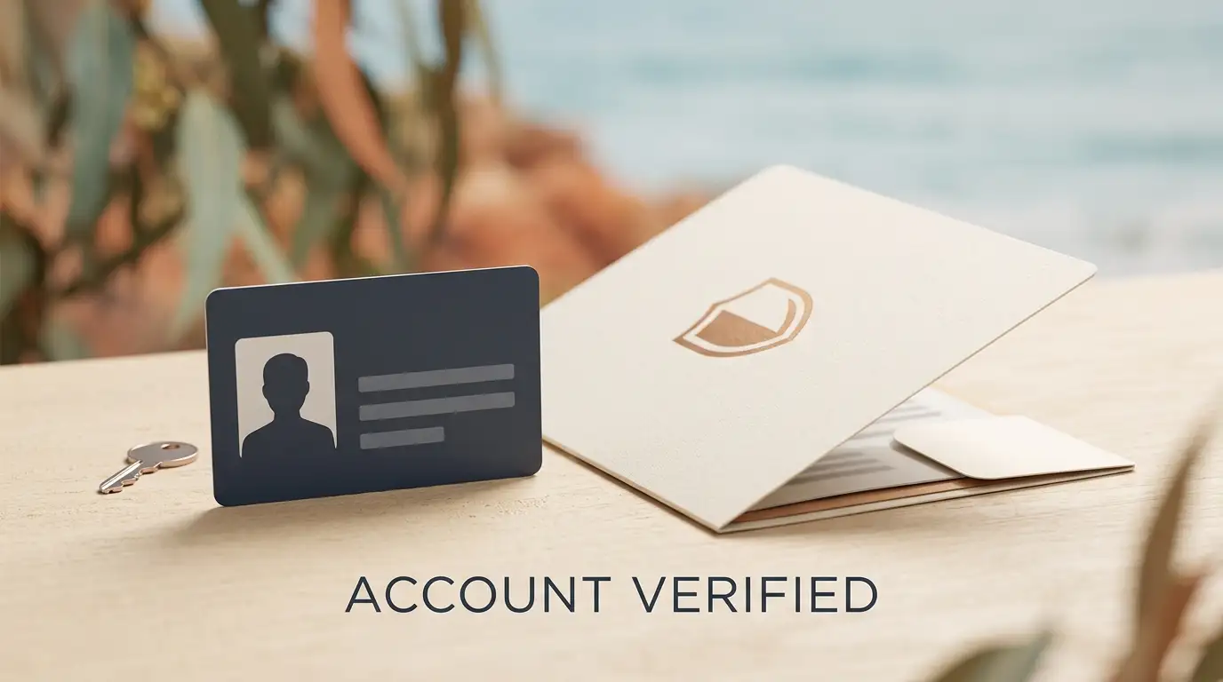 Editorial illustration for Lucky Hunter Registration and Account Verification in Australia